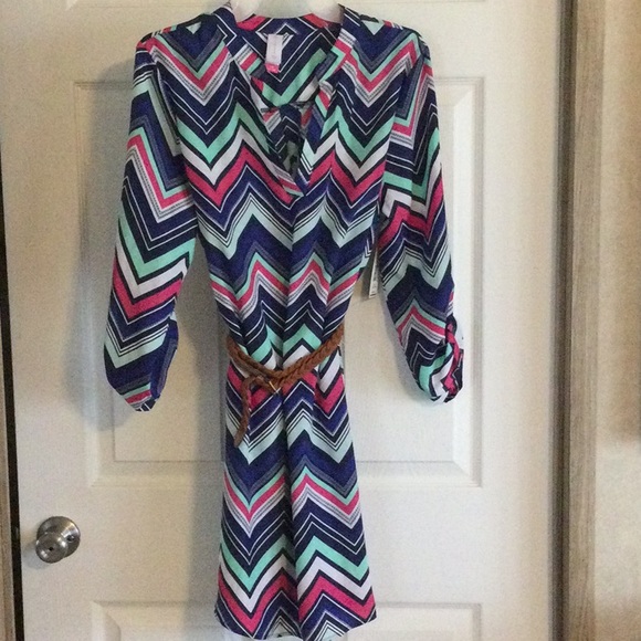 NOBO Dresses & Skirts - NOBO 3/4 Sleeve Woven Dress With Belt